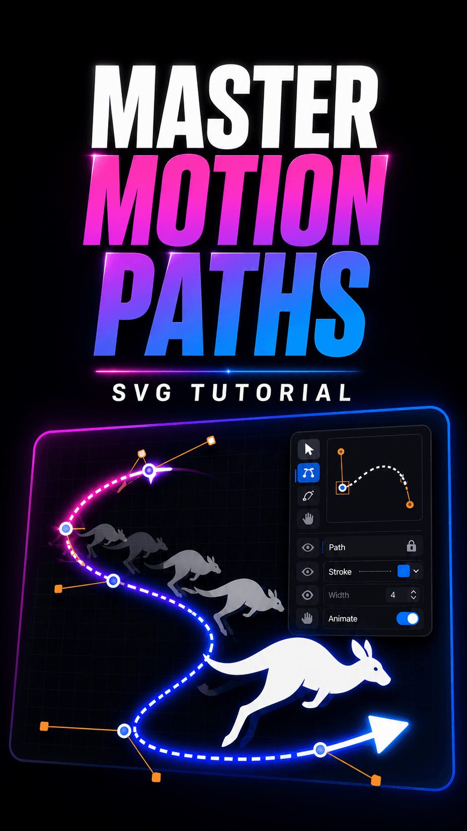 SVG motion paths TikTok tutorial cover