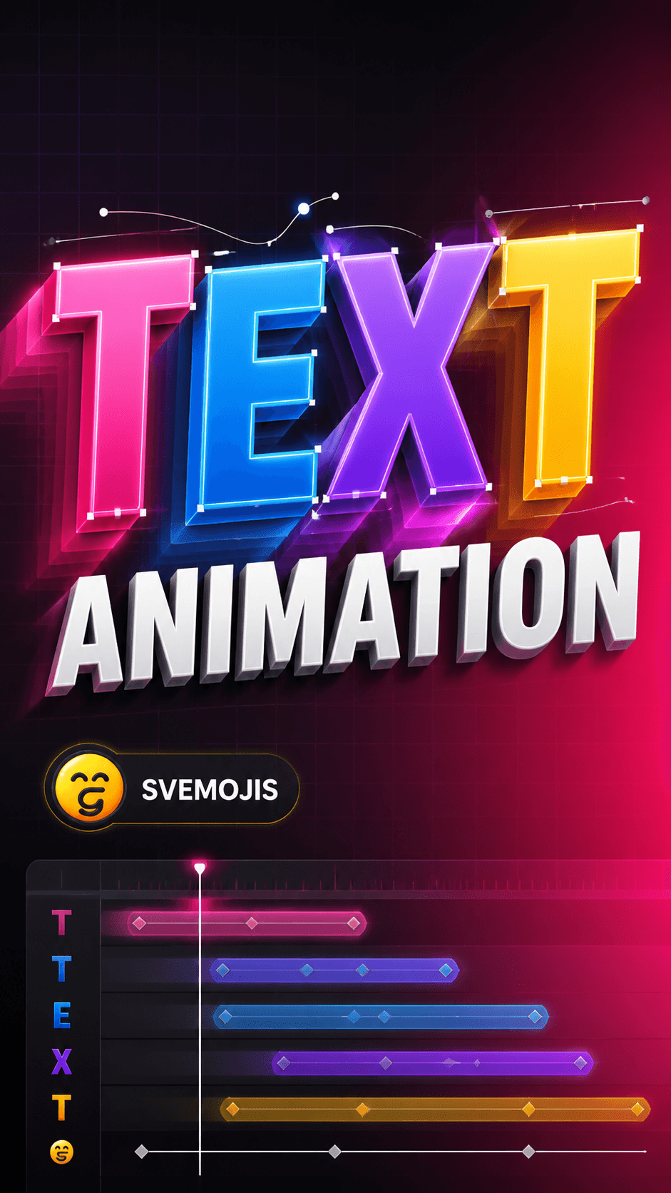 Extensive text animation TikTok tutorial cover