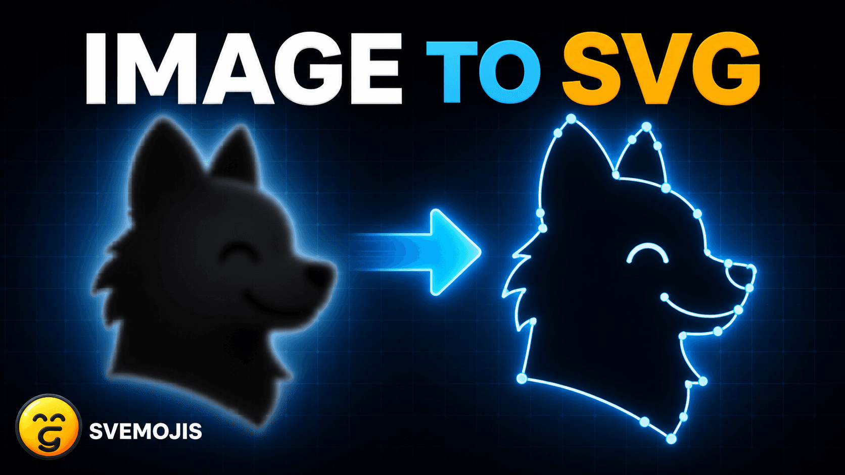 Silhouette image to SVG YouTube tutorial cover