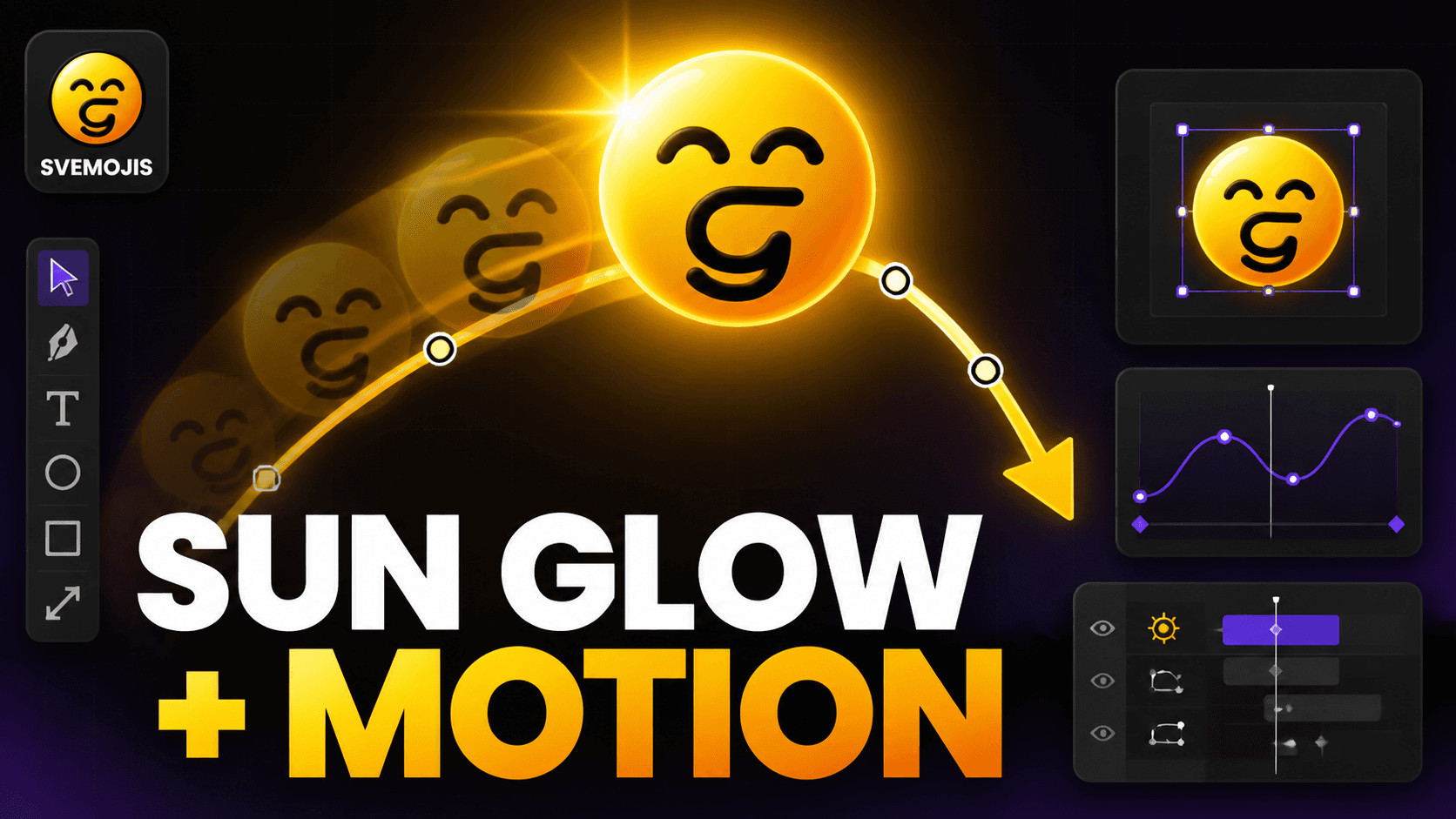 Sun glow and recorded motion YouTube tutorial cover